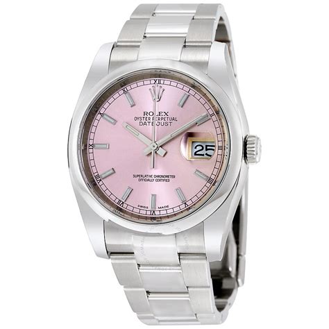 rolex datejust pink dial